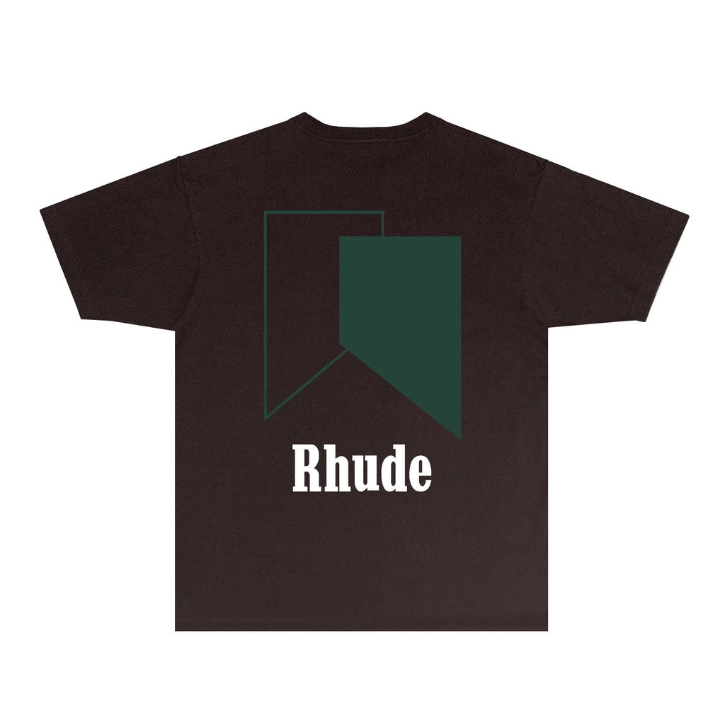 Rhude T-shirts Printed Trendy Pure Cotton
