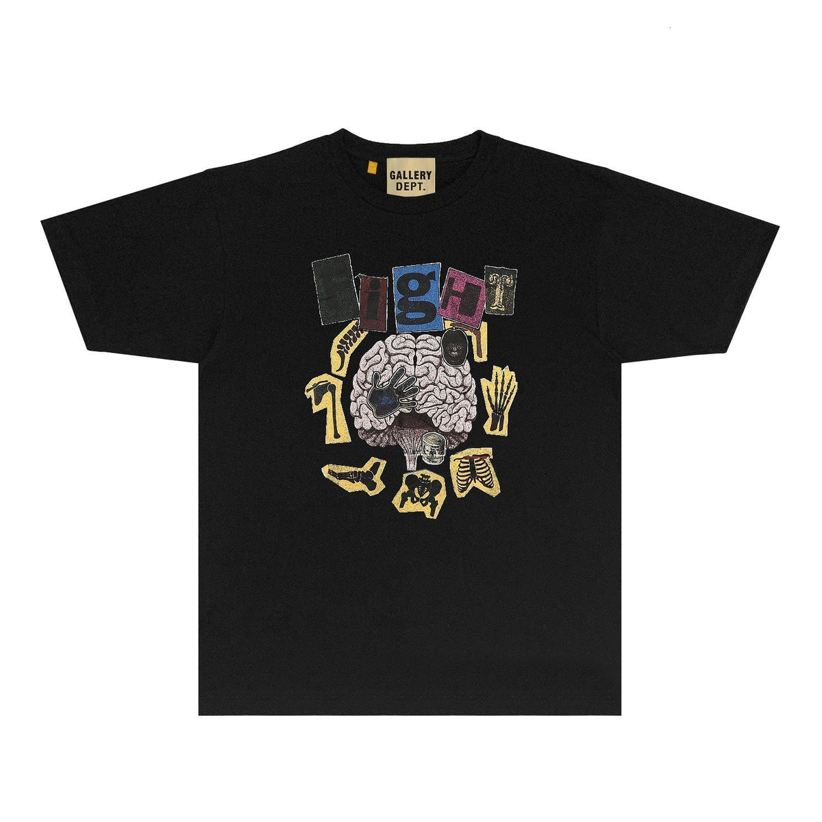 Gallery Dept T Shirt Retro Printed Loose Short-Sleeved Shirt