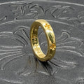 Chrome Heart Ring Golden Cross