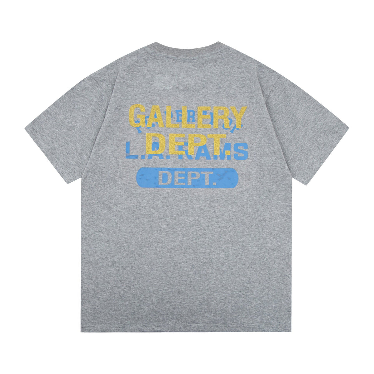 Gallery Dept T-Shirt Bronzing Letter Slogan Printed Short Sleeve T-Shirt