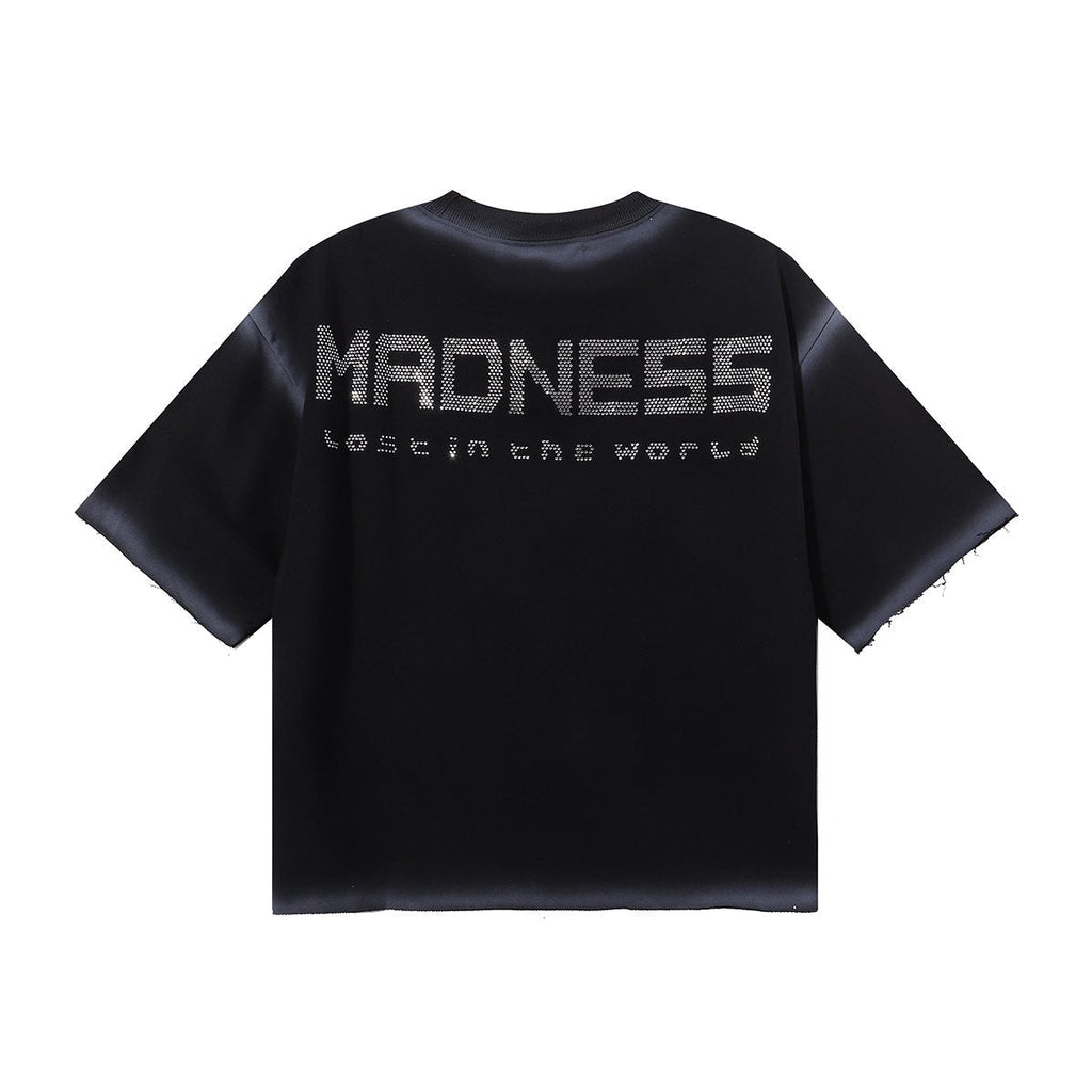 MAJESTIK Carnival Graphic Cropped T-Shirt ¡ª back