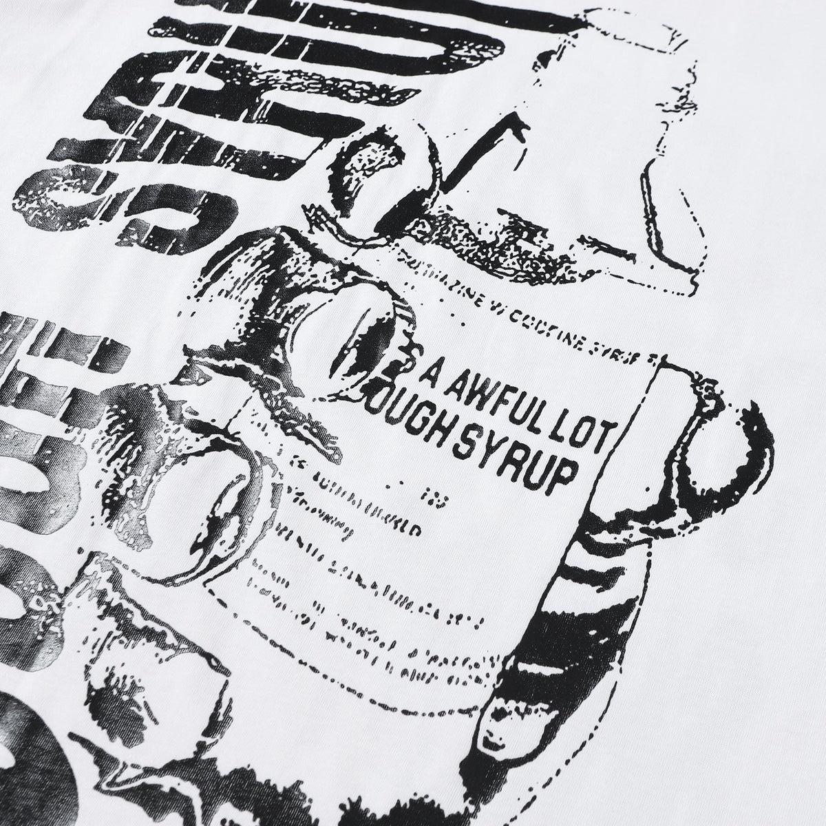 THAT'S A AWFUL LOT OF COUGH SYRUP Graphic T-Shirt ¡ª detail