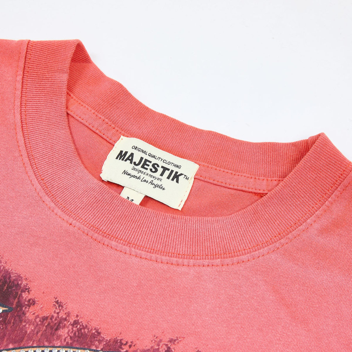 MAJESTIK Western UFO Graphic T-Shirt ¡ª neck_label