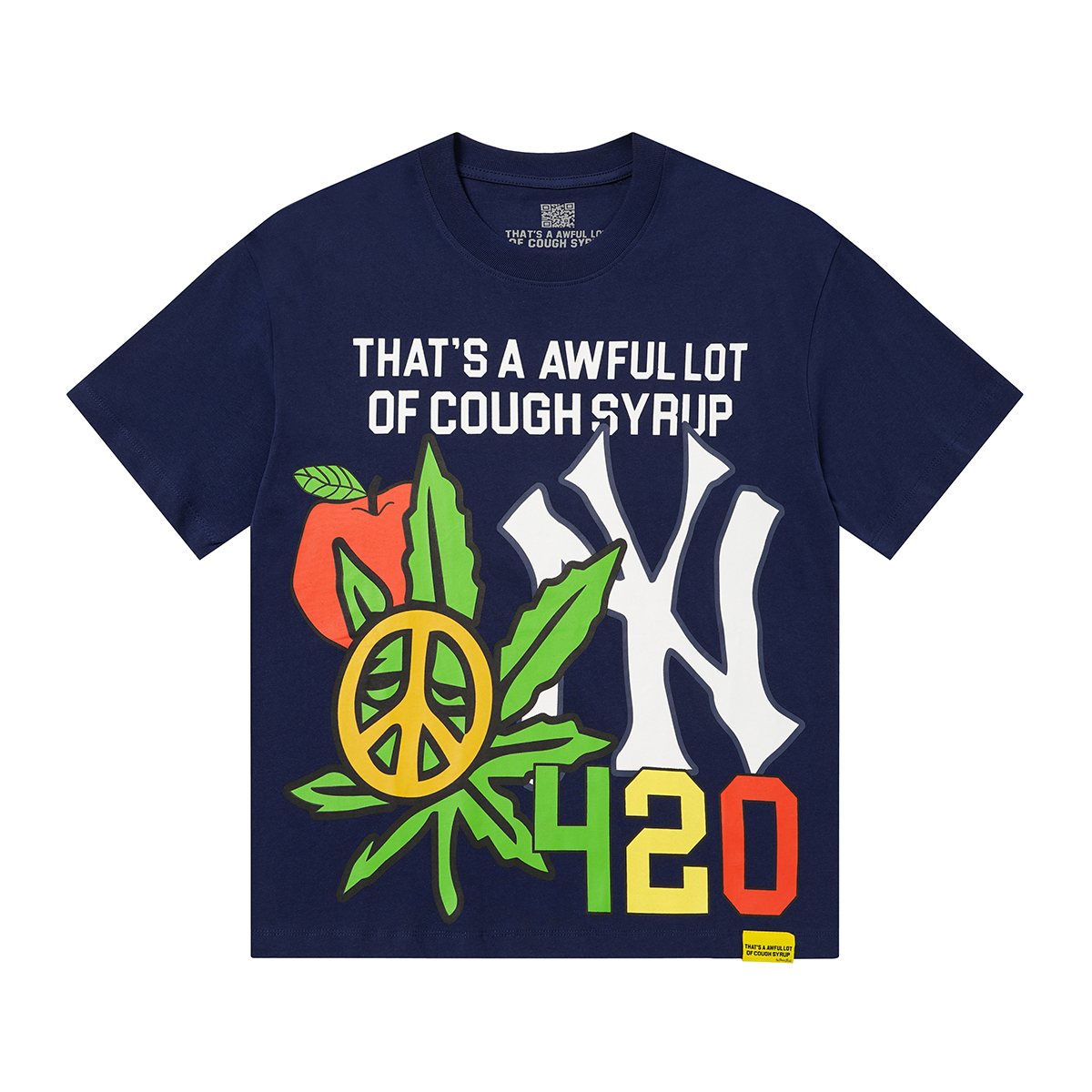 THAT'S A AWFUL LOT OF COUGH SYRUP Front & Back Graphic T-Shirt ¡ª front