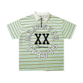 MAJESTIK Mint Green Striped Half-Zip Polo Shirt ¡ª hero